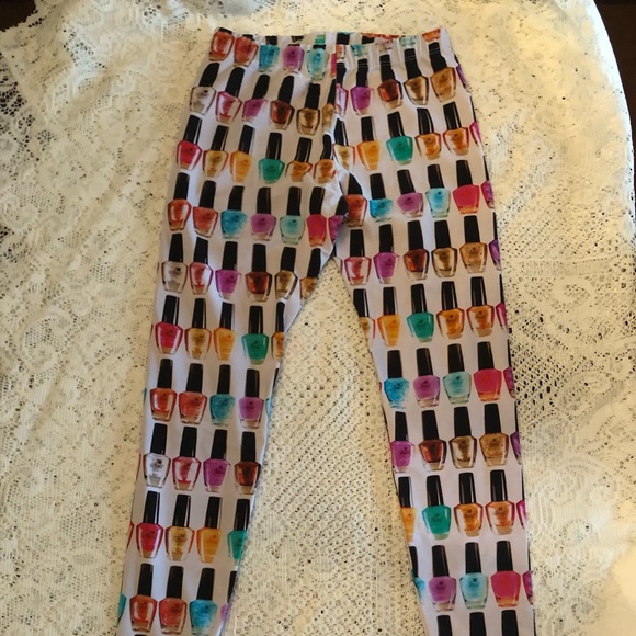Zara Terez Other - Zara Terez Sz xl 16 euc nail polish leggings